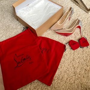 Sparkly Christian Louboutin Heels